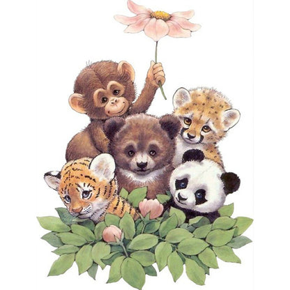 Fauna - Full Round Drill Diamond Painting 30*40CM