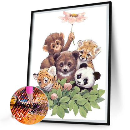 Fauna - Full Round Drill Diamond Painting 30*40CM