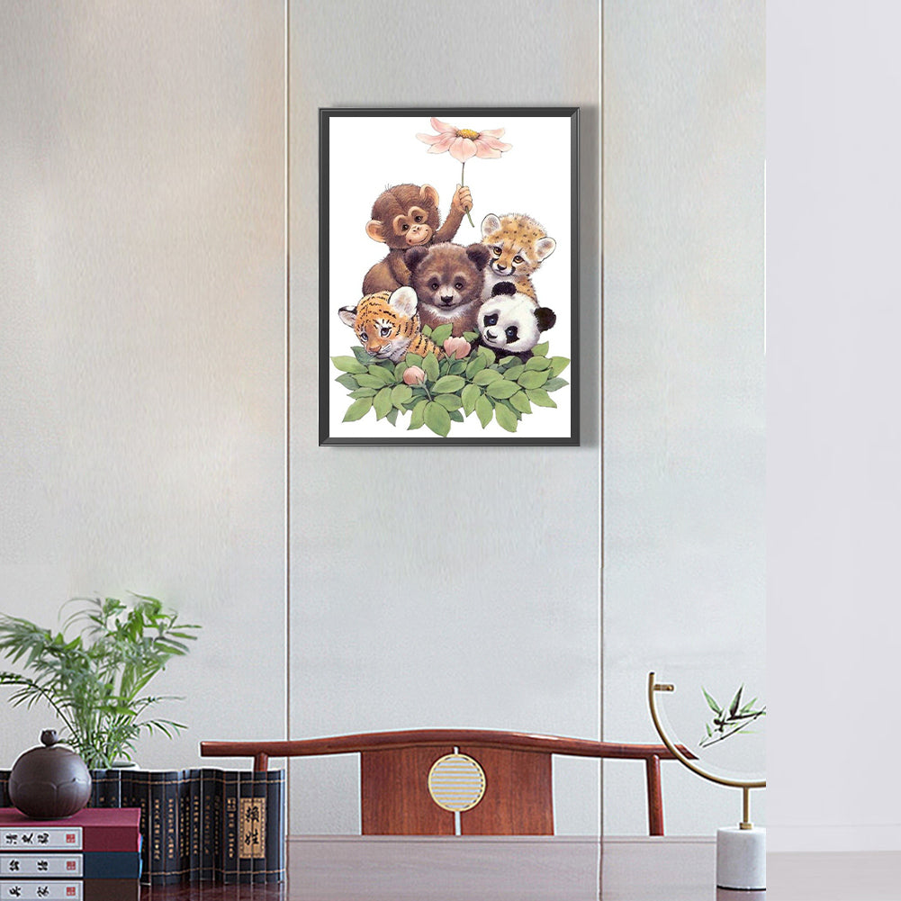 Fauna - Full Round Drill Diamond Painting 30*40CM