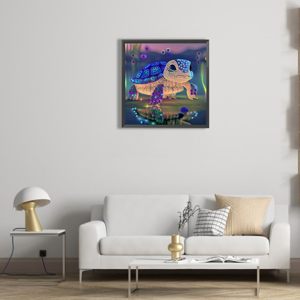 Little Turtle - Special Shaped Drill Diamond Painting 30*30CM