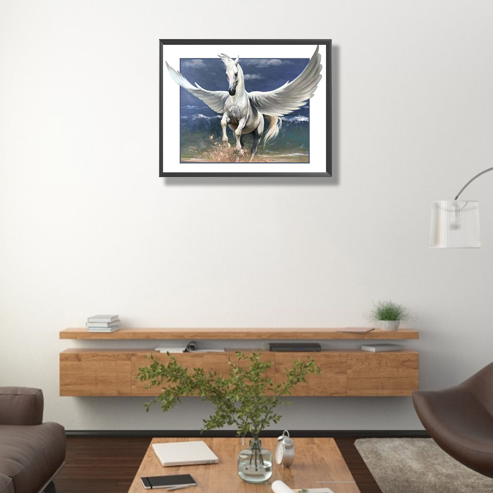 Flying Horse - Full Round Drill Diamond Painting 50*40CM