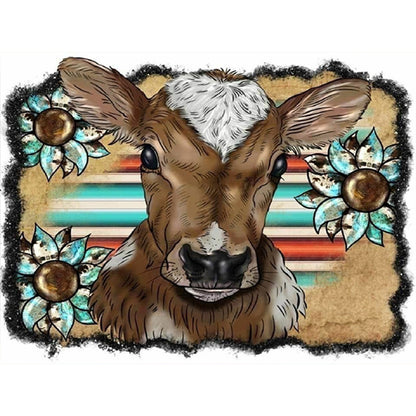 Ox - Full Round Drill Diamond Painting 40*30CM