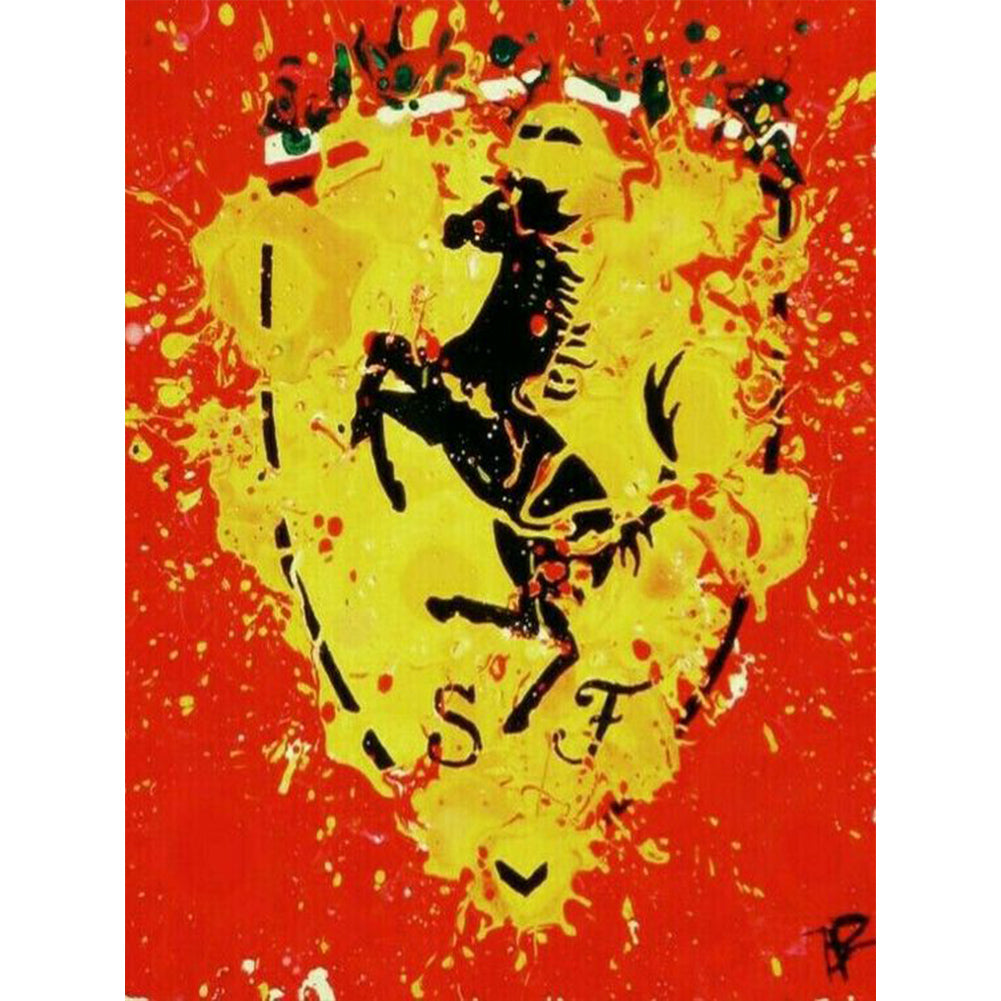 Ferrari - Full Round Drill Diamond Painting 30*40CM