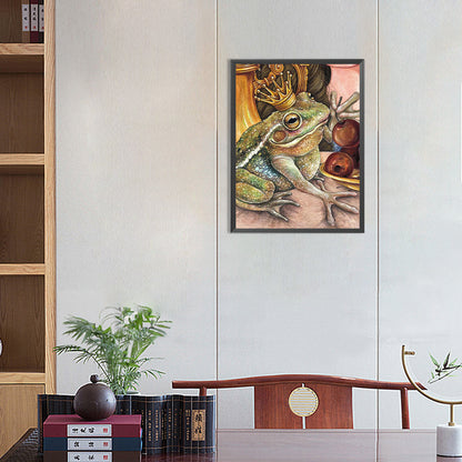 Frog Prince - Full Round Drill Diamond Painting 30*40CM