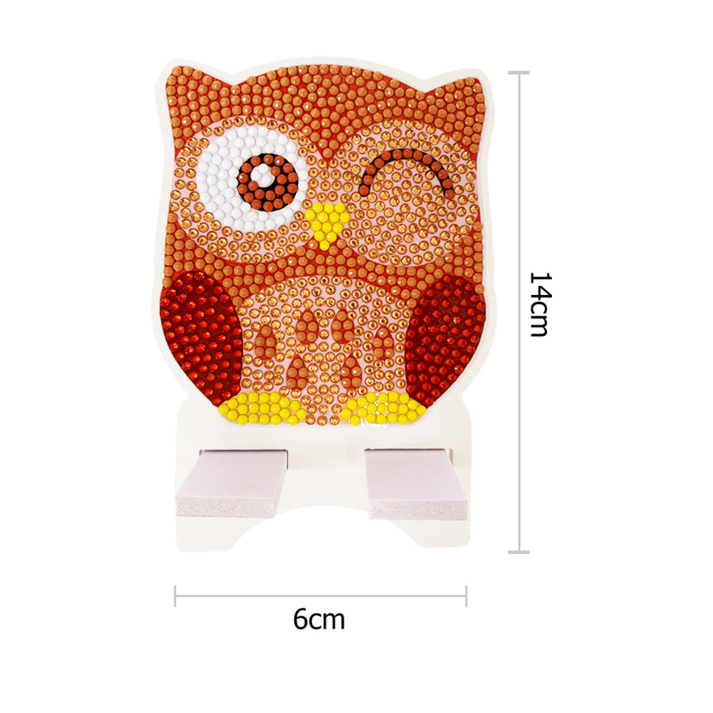 DIY Diamond Art Mobile Phone Stand Rack for Desktop Handmade Crystal Resin Craft