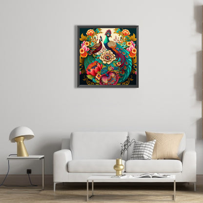 Graceful Phoenix - Full Round Drill Diamond Painting 50*50CM