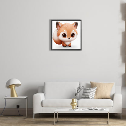 Big Head Animal Squirrel - Full Round Drill Diamond Painting 30*30CM