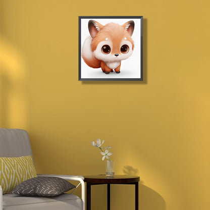 Big Head Animal Squirrel - Full Round Drill Diamond Painting 30*30CM
