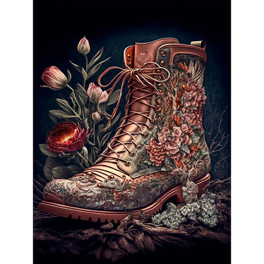 Vintage Martin Boots - Full Round Drill Diamond Painting 30*40CM