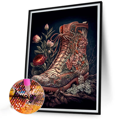 Vintage Martin Boots - Full Round Drill Diamond Painting 30*40CM