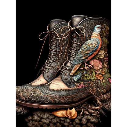 Vintage Martin Boots - Full Round Drill Diamond Painting 30*40CM