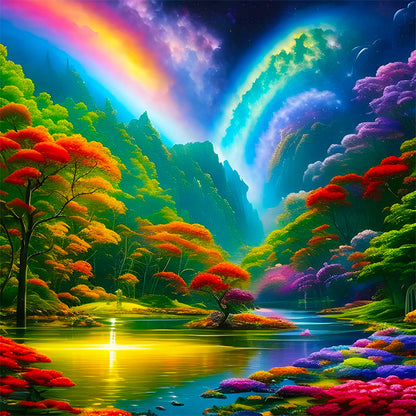 Colorful Forest - Full Square Drill Diamond Painting 50*50CM
