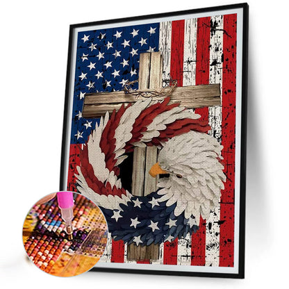 American Standard Ring - Full Round Drill Diamond Painting 30*40CM