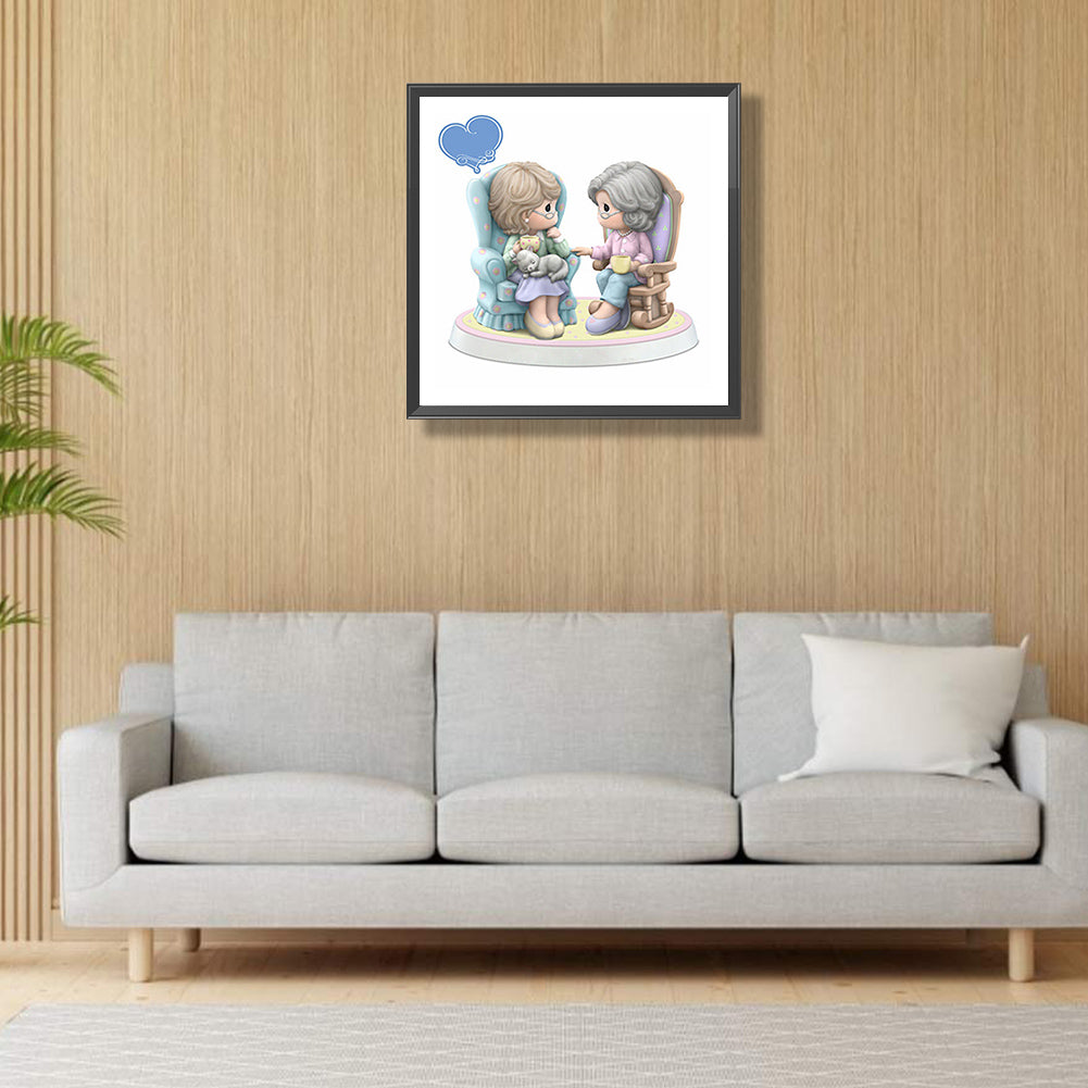 Precious Memory Doll - Full Round Drill Diamond Painting 30*30CM