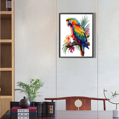 Parrot - Full Round Drill Diamond Painting 30*40CM
