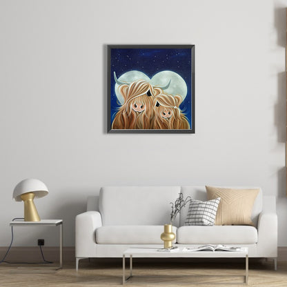 Highland Yak - Full Square Drill Diamond Painting 30*30CM