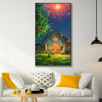 Yuexiashan Lake - Full Round Drill Diamond Painting 45*80CM