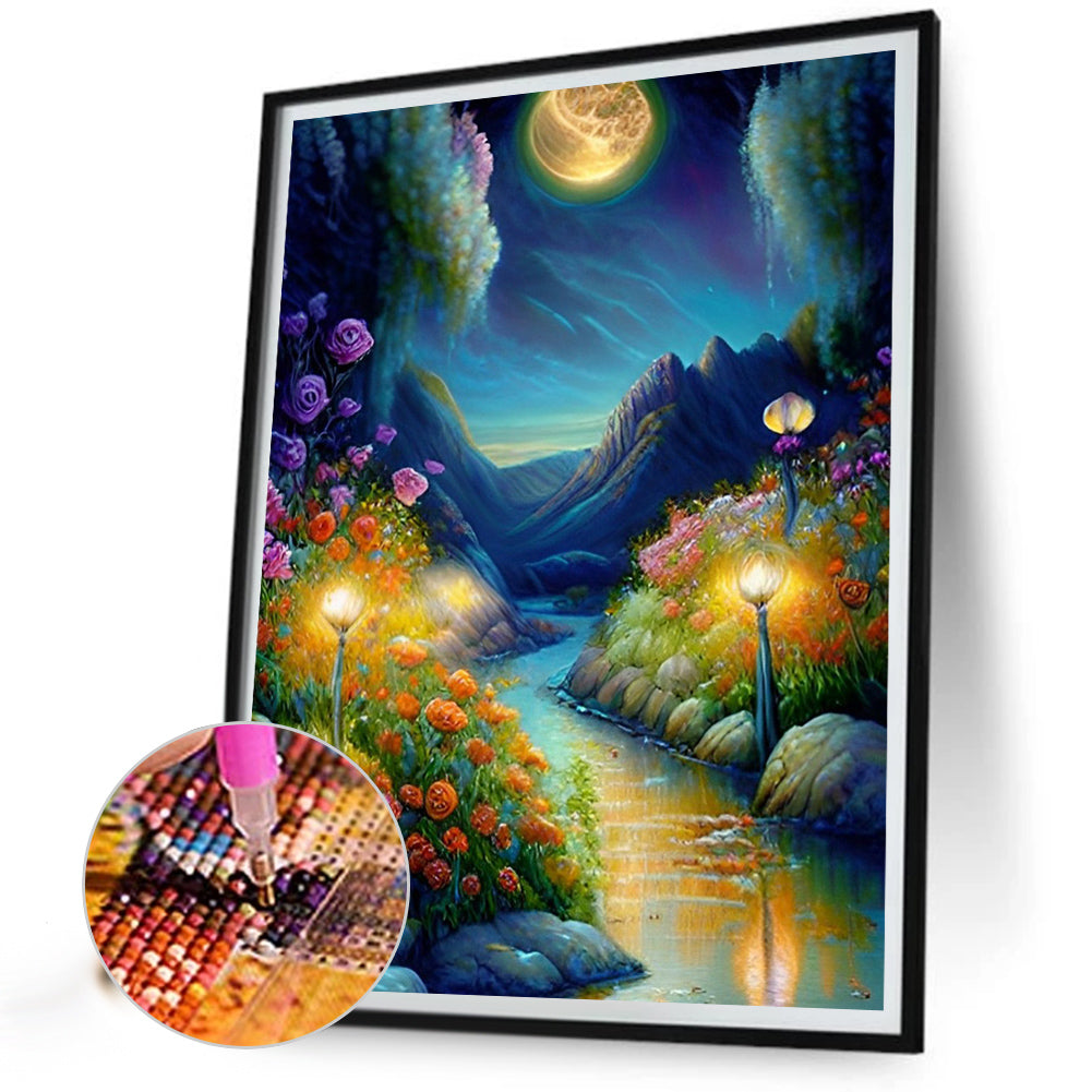 Quiet Path - Full Round Drill Diamond Painting 30*40CM