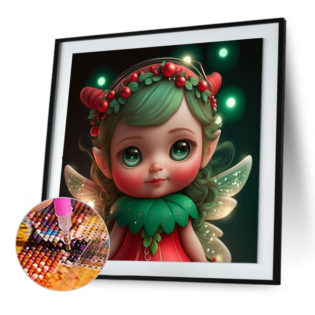 Cute Elves - Full Round Drill Diamond Painting 30*30CM
