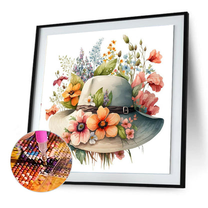 Hat - Full Round Drill Diamond Painting 30*30CM