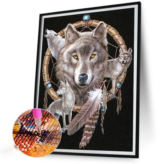 Dreamcatcher - Full Round Drill Diamond Painting 30*40CM