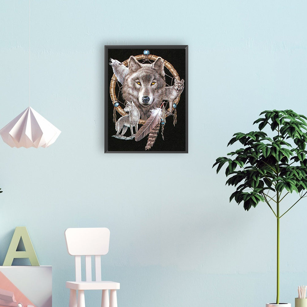 Dreamcatcher - Full Round Drill Diamond Painting 30*40CM