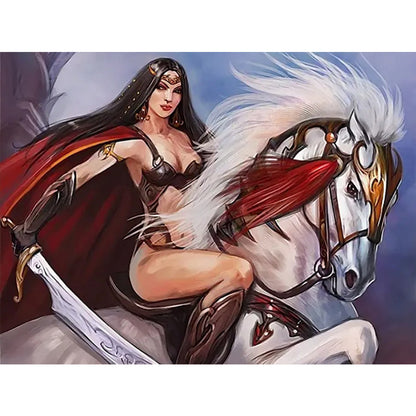 Battle Goddess - Full Round Drill Diamond Painting 40*30CM