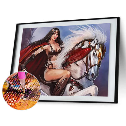 Battle Goddess - Full Round Drill Diamond Painting 40*30CM