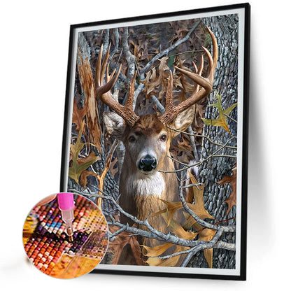 Elk - Full Round Drill Diamond Painting 30*40CM