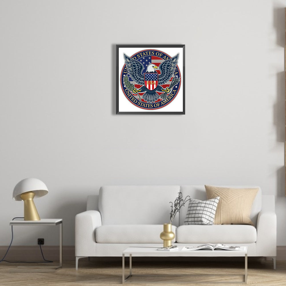 Eagle - Full Round Drill Diamond Painting 30*30CM