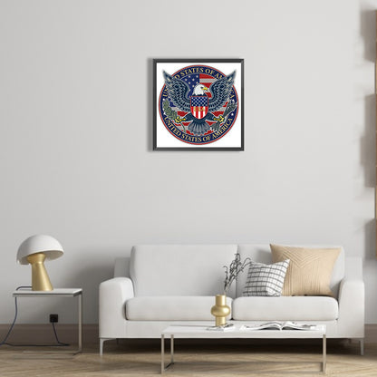 Eagle - Full Round Drill Diamond Painting 30*30CM