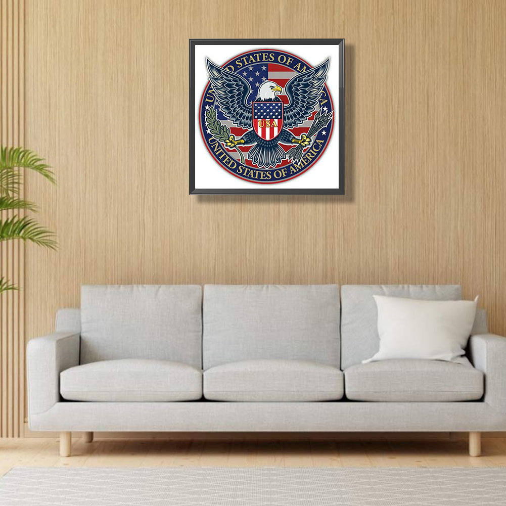 Eagle - Full Round Drill Diamond Painting 30*30CM