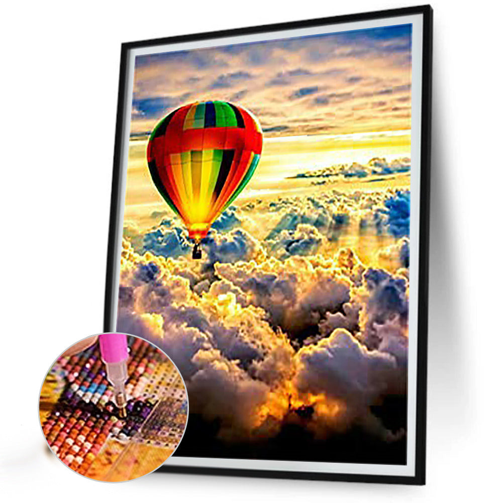 Hot Air Balloon - Full Round Drill Diamond Painting 30*40CM