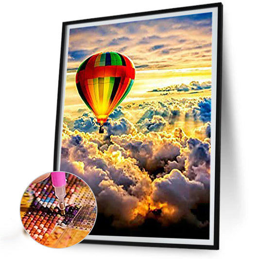 Hot Air Balloon - Full Round Drill Diamond Painting 30*40CM