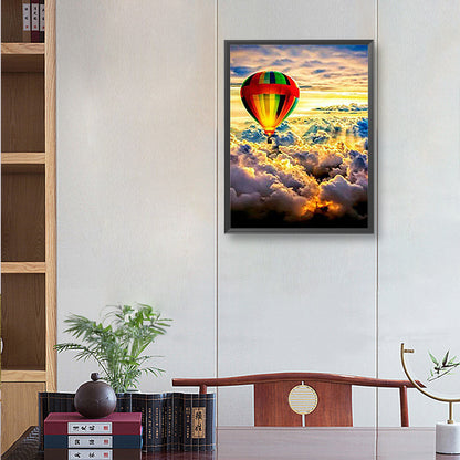 Hot Air Balloon - Full Round Drill Diamond Painting 30*40CM