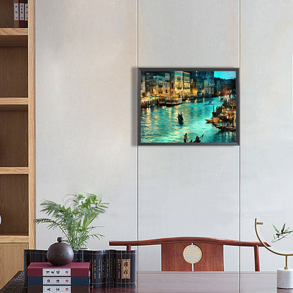 Landscape - Full Round Drill Diamond Painting 40*30CM