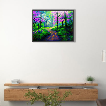 Landscape - Full Round Drill Diamond Painting 40*30CM