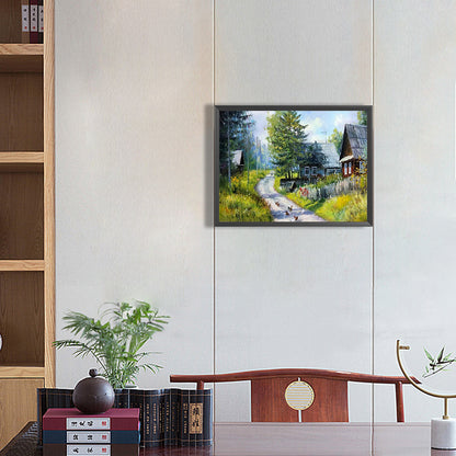 Landscape - Full Round Drill Diamond Painting 40*30CM