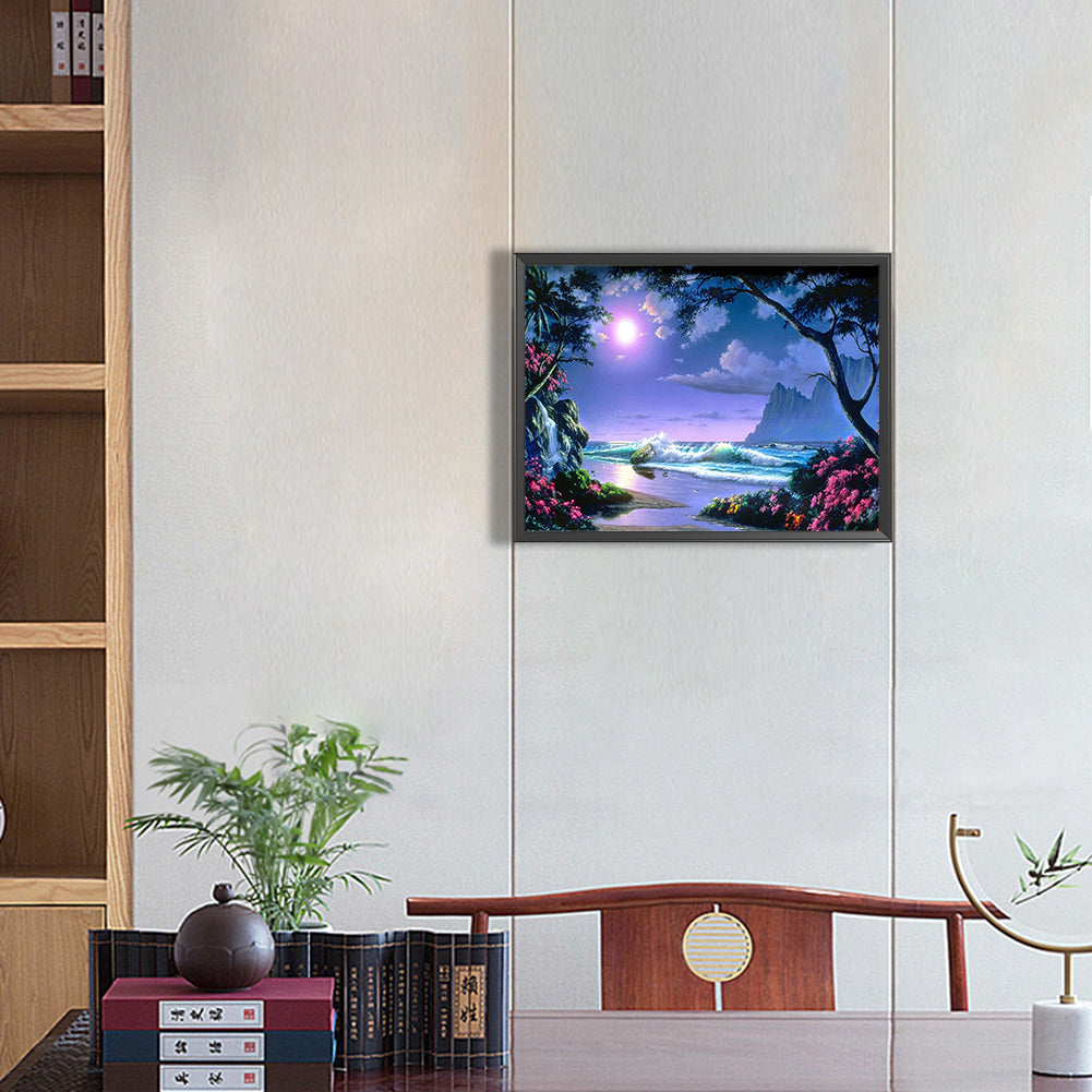 Landscape - Full Round Drill Diamond Painting 40*30CM