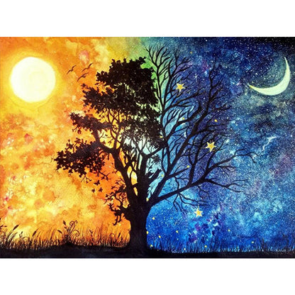 Landscape - Full Round Drill Diamond Painting 40*30CM