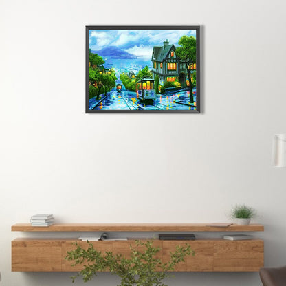 Landscape - Full Round Drill Diamond Painting 40*30CM