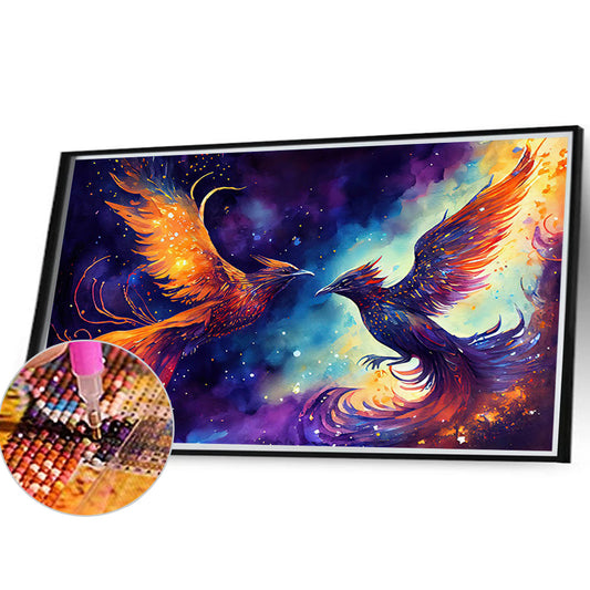 Yin Yang Phoenix - Full Round Drill Diamond Painting 40*30CM