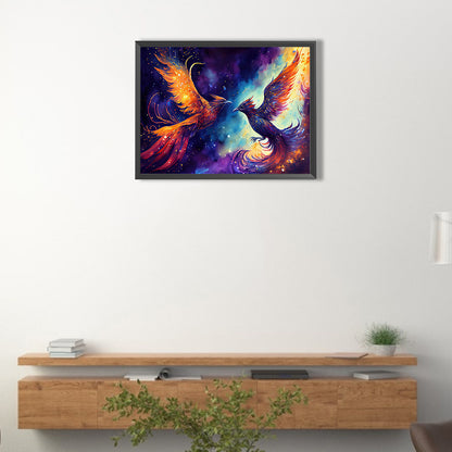 Yin Yang Phoenix - Full Round Drill Diamond Painting 40*30CM