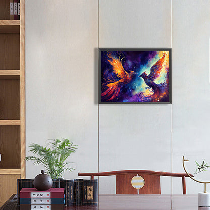 Yin Yang Phoenix - Full Round Drill Diamond Painting 40*30CM