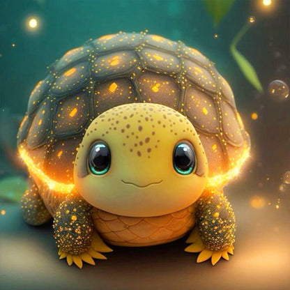 Crawling Turtle - Full Round Drill Diamond Painting 30*30CM