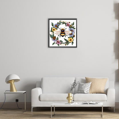 Bee - Full Round Drill Diamond Painting 30*30CM