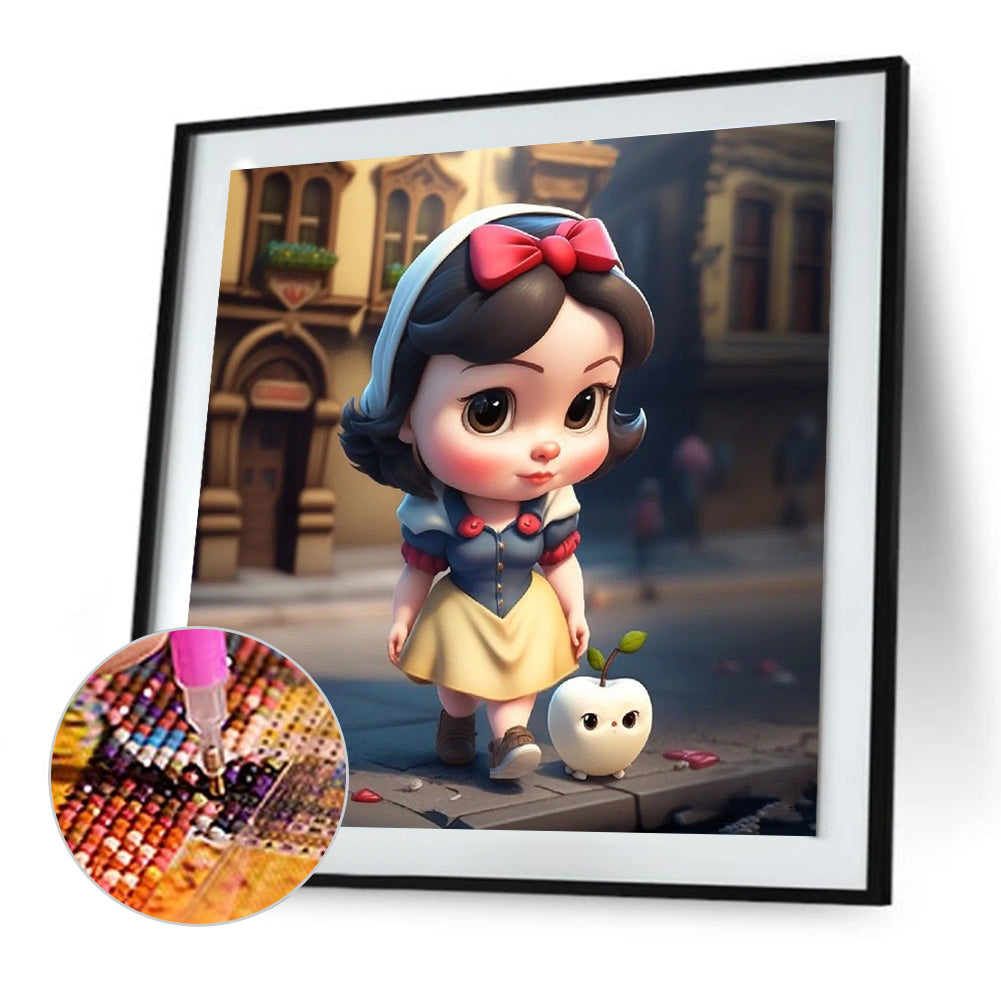 Disney Princess And Prince - Full Round Drill Diamond Painting 30*30CM
