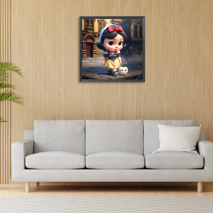 Disney Princess And Prince - Full Round Drill Diamond Painting 30*30CM