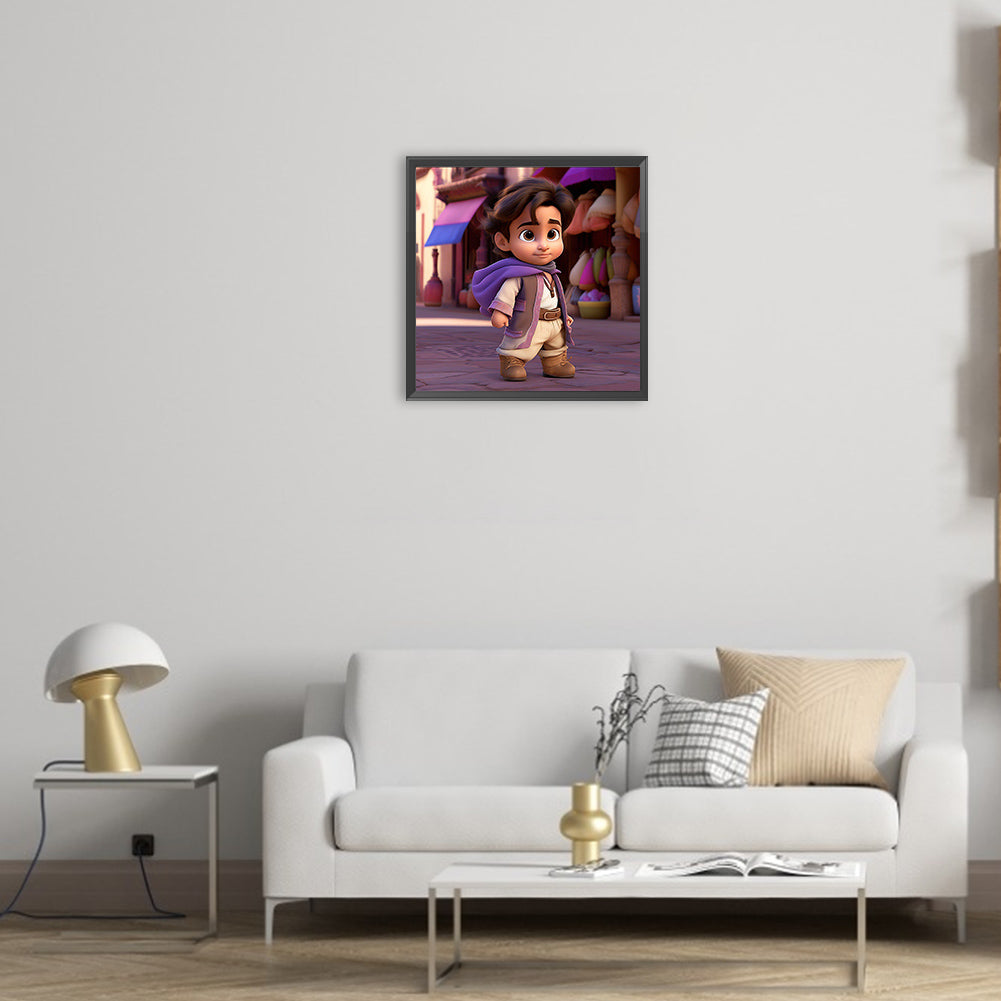 Disney Princess And Prince - Full Round Drill Diamond Painting 30*30CM