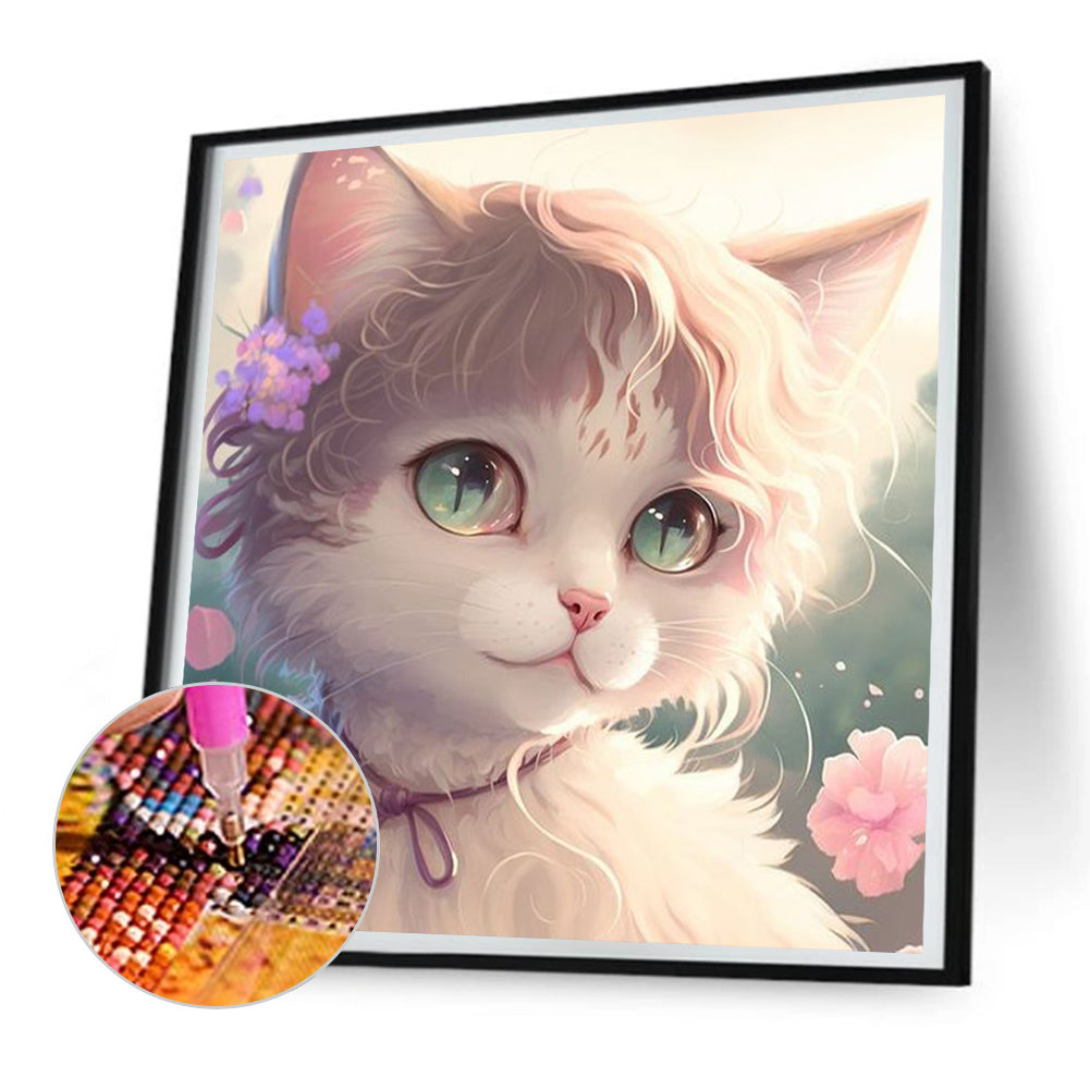 Beautiful Pussy - Full Round Drill Diamond Painting 30*30CM